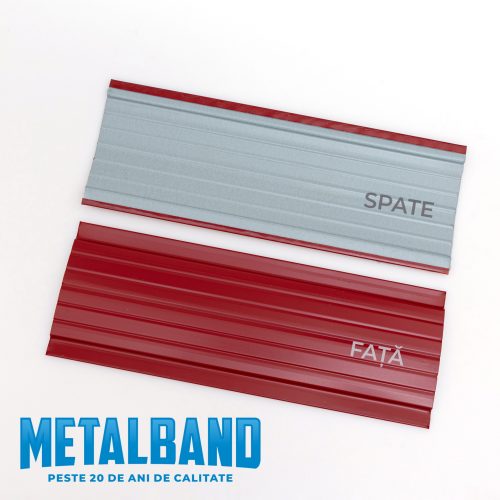 Sipca metalica Omega Plus+ rosu lucios