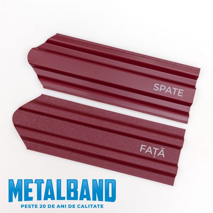 Sipca metalica clasica visiniu mat dublu vopsit
