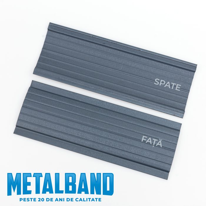 Sipca metalica Omega Plus+ gri mat dublu vopsit