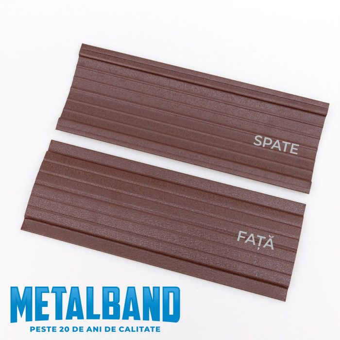 Sipca metalica Omega Plus+ maro mat dublu vopsit
