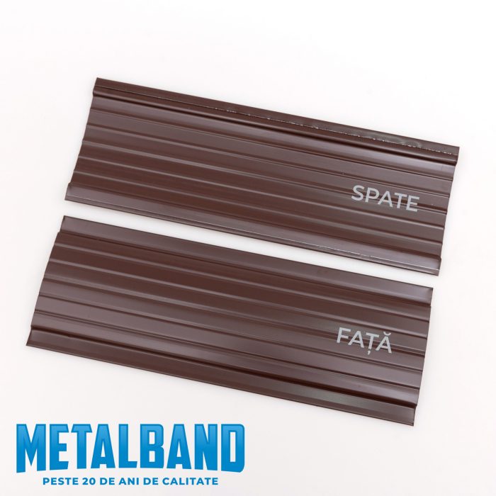Sipca metalica Omega Plus+ maro lucios dublu vopsit